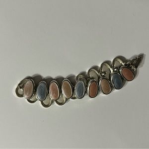 Silver pastel bracelet